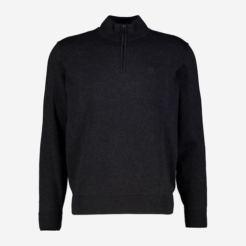 Grauer Pullover mit Rollkragen