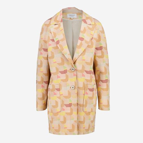 Mehrfarbiger Blazer mit Muster