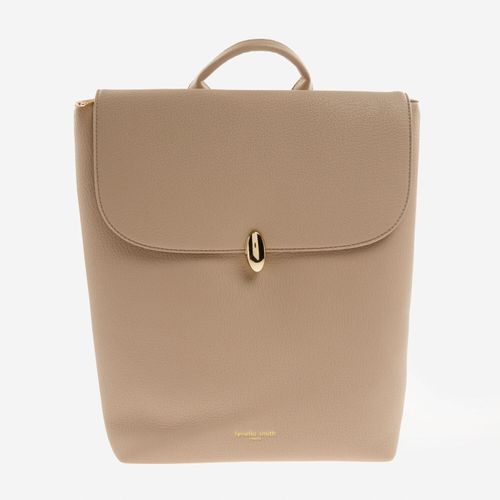 Beiger Rucksack aus Kunstleder