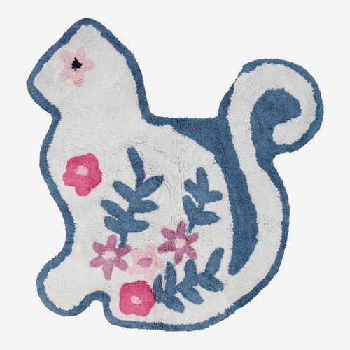 Mehrfarbige Badematte 76x76cm