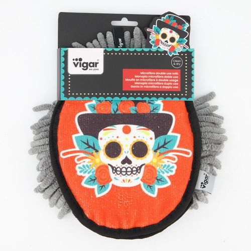 Mehrfarbiger Mikrofaserhandschuh 21x17cm