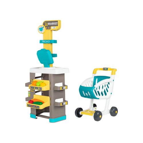 SMOBY Kinder Kaufmannsladen mit Einkaufswagen Image