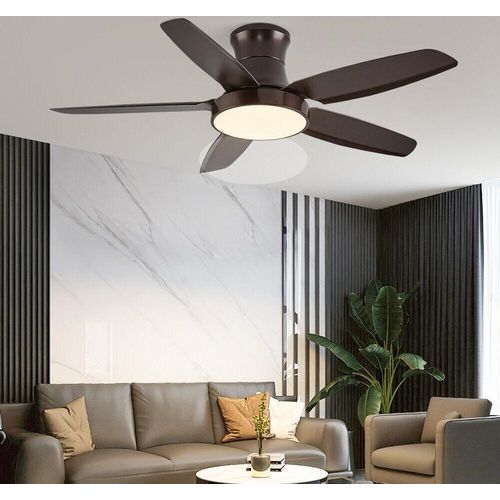 SX009-132 Deckenventilator mit LED Beleuchtung mit Fernbedienung Lichtfarbe/Helligkeit einstellbar 6 Geschwindigkeiten, timer 2 Stunden Sommer-, und Wintermodus