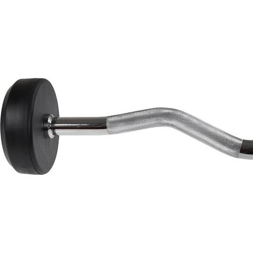 20 kg Curlstange mit Gummibeschichtung - Fitnessgeräte