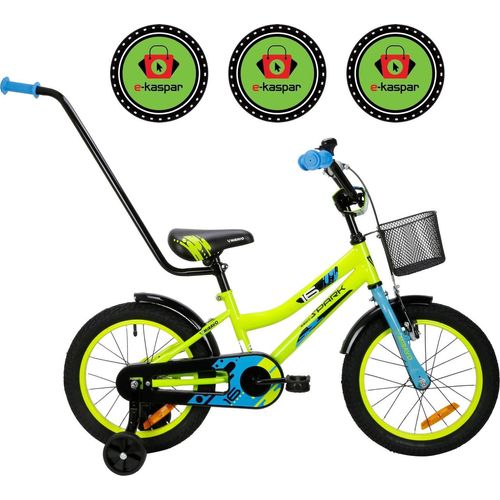 Jungenfahrrad 16 Zoll mit Zubehör + Reflektoren