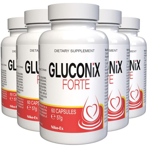 Gluconix Forte - 300 Kapseln (5x 60 Kapseln), 5er Pack