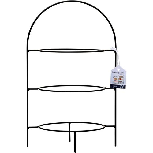 Ritzenhoff Breker Etagere Tjäna , Metall , rund , 27 cm , Tragegriff , Tischkultur & Servieren, Etageren