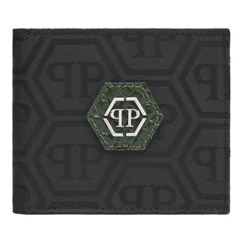 Philipp Plein Portemonnaies - Französische Brieftasche Monogram - Gr. unisize - in Schwarz - für Damen Image