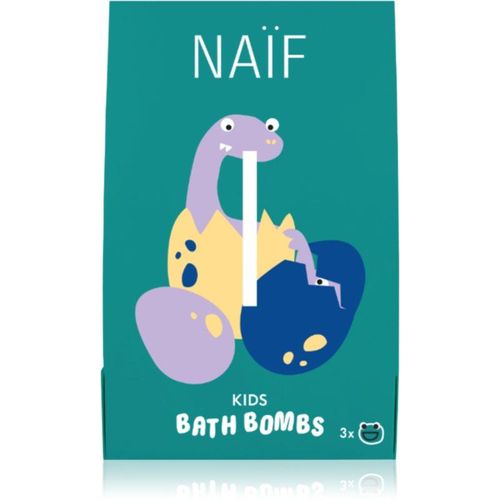 Naif Kids Bath Bombs badbom voor Kinderen 3x40 g