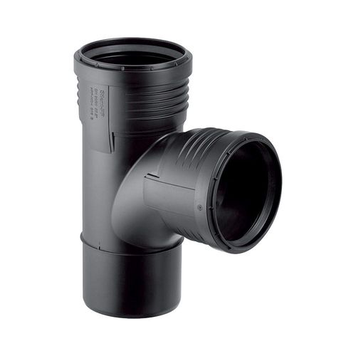 Geberit Silent-PP Bogenabzweig 87,5 Grad Außendurchmesser 110mm, d1 90mm 390554141 Image