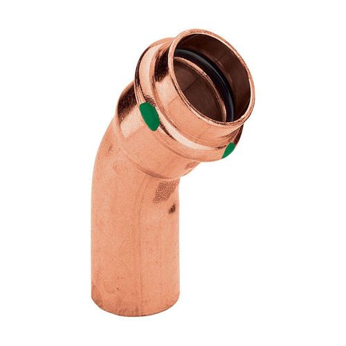 Viega Profipress Bogen I/A 45 Grad mit SC-Contur 2426.1, d. 18mm, Kupfer 292560 Image