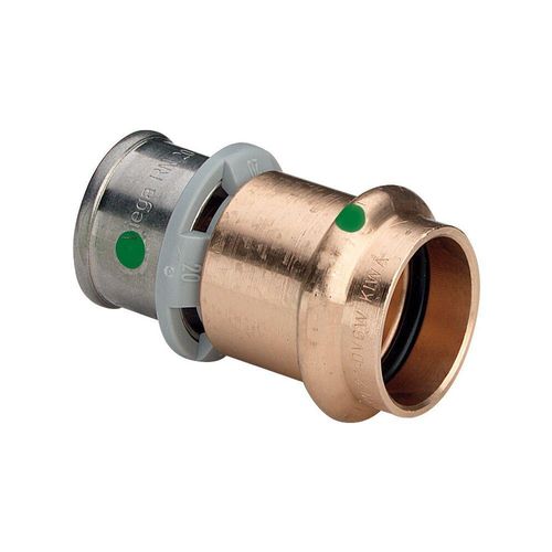 Viega Sanfix P Übergangsstück mit SC-Contur 2213P, d. 16x18mm, Rotguss 317447 Image