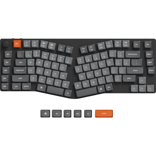 Keychron K15 Max QMK Wireless Mechanische Tastatur, RGB LED, Hot-Swap, QWERTY US, Layout Gateron Red - K15M-H1