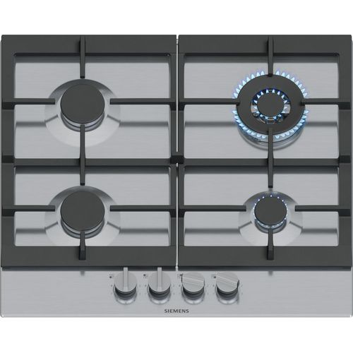 Siemens EC6A5HI90 Kochfeld Schwarz Edelstahl Integriert 60 cm Gaskochfeld 4 Zone(n)