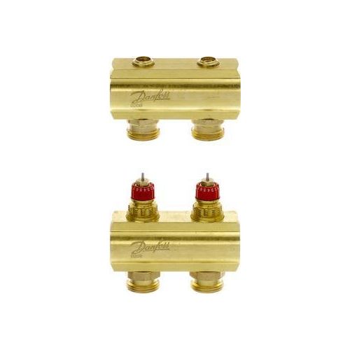 Danfoss FBH-Verteiler FHF 2 Kreise ohne Durchflussanzeige