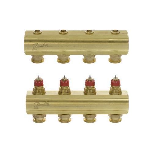 Danfoss FBH-Verteiler FHF 4 Kreise ohne Durchflussanzeige