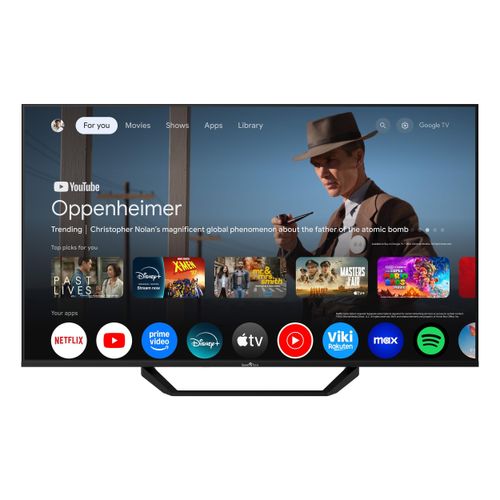 Smart Tech 50QG06K2, 50 Zoll (126 cm) UHD-QLED Google TV, YouTube, Netflix, Prime Video, Disney+