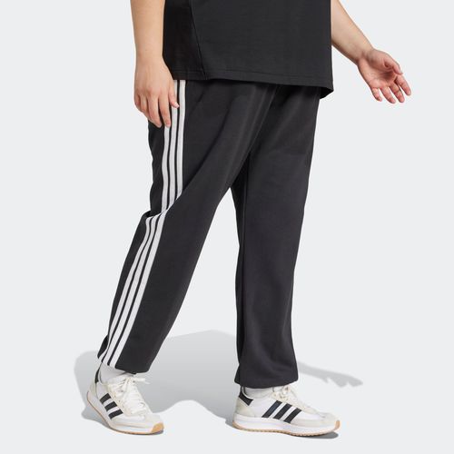 Sporthose ADIDAS SPORTSWEAR "W 3S FT CF PTIN", Damen, Gr. 2X, N-Gr, schwarz-weiß (schwarz, weiß), Hosen Sporthose