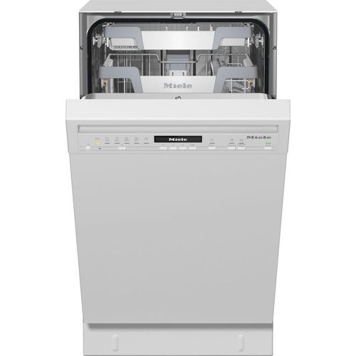 MIELE Unterbaugeschirrspüler "G 5740 SCU SL", Energieeffizienz: C (A-G), silber (weiß), B:44,8cm H:80,5cm T:57cm, Geschirrspüler