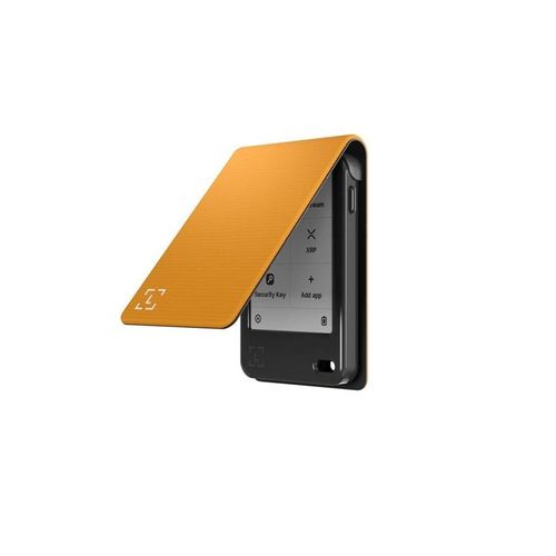 Ledger Nano Gen 5 Magnet Folio - bitcoin orange