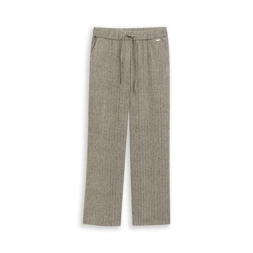 TOM TAILOR Damen Loose Wide Hose, braun, Meliert, Gr. 44/32