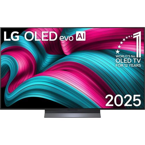 LG OLED55C57 OLED evo TV (Flat, 55 Zoll / 139 cm, OLED 4K, SMART TV)