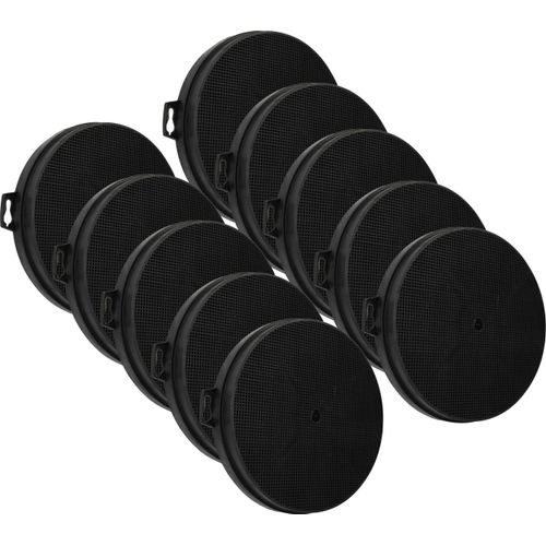 vhbw 10x Aktivkohlefilter Ersatz für AEG Type 210 für Dunstabzugshaube - 21 cm