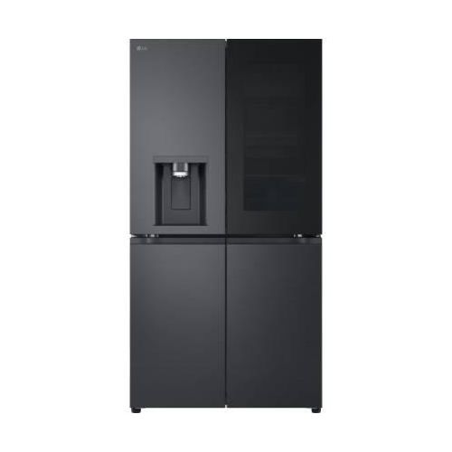 LG MultiDoor Kühlschrank mit InstaView®️ (E, 643L, 179 cm hoch) mit Smart FillWasserspender & internem Wassertank GMK961EV3E