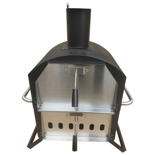 Ambia Garden Pizzaofen Cpo-12363 , Schwarz , Metall , 34x31x72 cm , Küchengeräte, Sonstige Küchengeräte