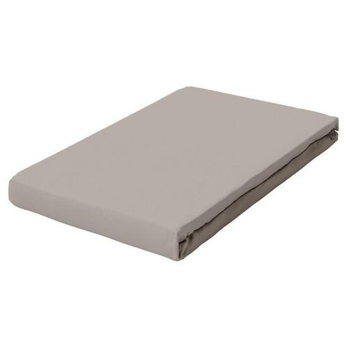 Schlafgut Topper-Spannbetttuch Pure , Sand , Textil , 90-100x190-220 cm , Grüner Punkt, Textiles Vertrauen - Oeko-Tex®, Hohenstein, AZO-frei, Oeko-Tex® Made IN Green , bügelfrei, weich und anschmiegsam, perfekter Sitz , Schlaftextilien, Bettwäsche, Bettlaken, Topper-Bezüge