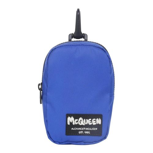 Alexander McQueen Handyhüllen - Compact Mini Case - Gr. unisize - in Blau - für Damen