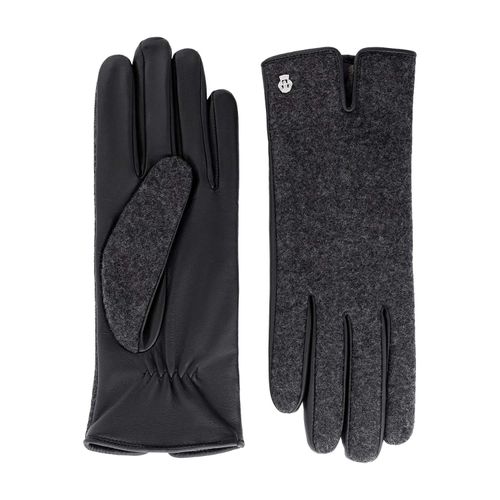 Roeckl Handschuhe - Handschuhe Gruenwald - Gr. 8 - in Schwarz - für Damen