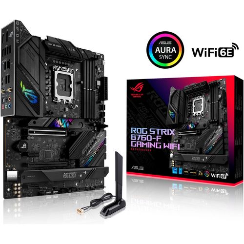 ASUS Mainboard "ROG STRIX B760-F GAMING WIFI", schwarz, B:30,5cm T:24,4cm, Mainboards