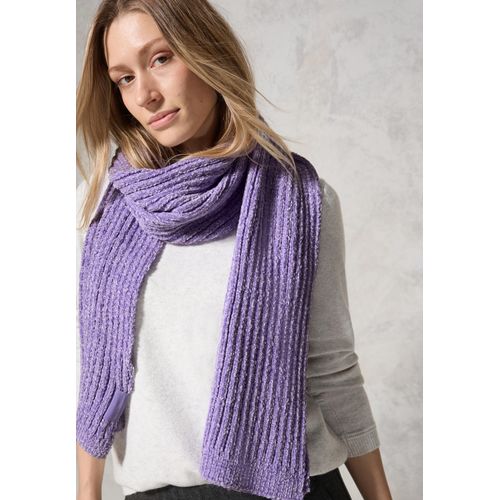 Schal CECIL, Damen, Gr. onesize, lila (gentle lila), Stoff, 80% Polyester, 20% Polyacryl, unifarben, Modetücher, softer Materialmix