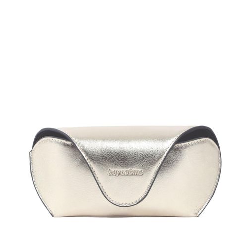 Brillenetui KEYCABINS "SUGL-01", Damen, rosa (rose gold), Leder, Brillenetuis, 2 Kreditkartenfächer im Innern