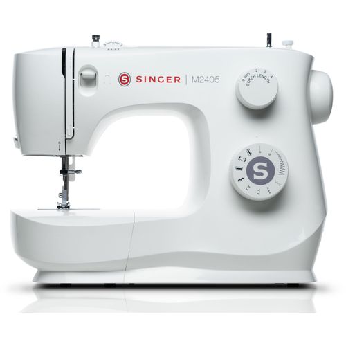 SINGER Freiarm-Nähmaschine "M2405", weiß, B:38,4cm H:27,7cm T:18,6cm, Nähmaschinen