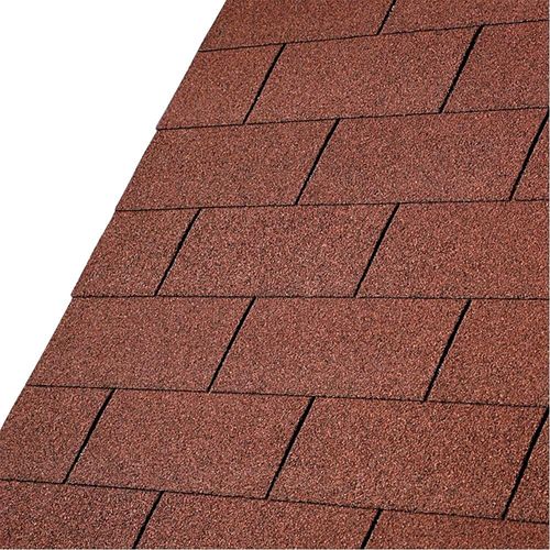 Dachschindeln KARIBU, rot, Bitumen, Dachpappen