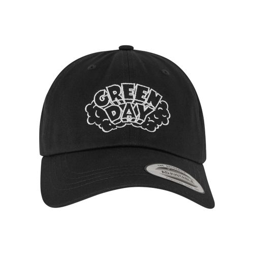 Flex Cap MERCHCODE "Merchcode Green Day Dookie Logo Dad Cap", Damen, Gr. onesize, schwarz, 100% Baumwolle, Caps