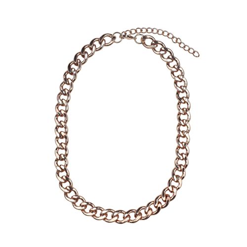 Kette mit Anhänger "Lissabon", Damen, Gr. onesize, Metall, rosa (kupfer), COLLEZIONE ALESSANDRO, Basic, Halsketten, aus Metallgliedern