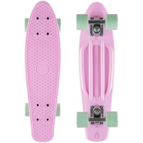 Skateboard STAR-SKATEBOARD, rosa (rosa, mint), Skateboards, Kinder, Kicktail