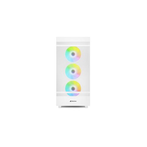 SHARKOON PC-Gehäuse "Rebel C50 RGB ATX", weiß, B:56,5cm H:30,9cm T:54,5cm, Computergehäuse