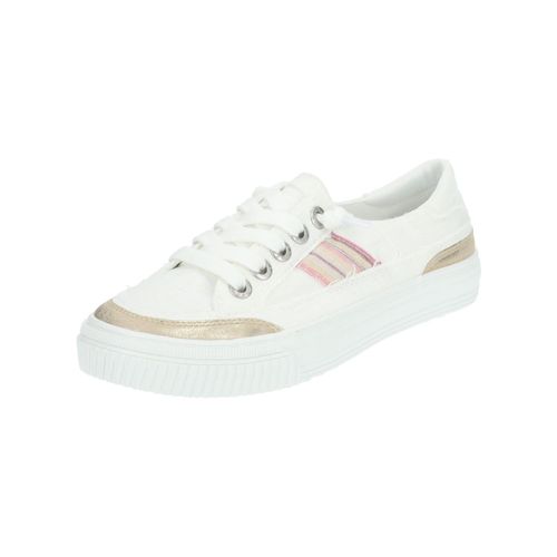 Sneaker BLOWFISH "Blowfish Sneaker Textil", Damen, Gr. 41, weiß, beige, Textil, Schuhe Sneaker