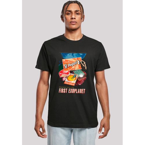 T-Shirt F4NT4STIC "NASA 51 Pegasi b Exoplanet Interplanetary", Herren, Gr. 4XL, schwarz, Obermaterial: 100% Baumwolle, regular fit, Rundhals, ohne Bündchen, Shirts T-Shirt, Premium Qualität
