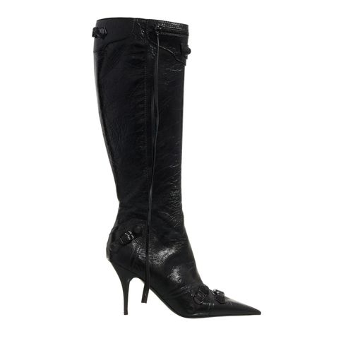 Balenciaga Stiefel & Boots - Cagole 90mm Leather Boot - Gr. 37 (EU) - in Schwarz - für Damen Image