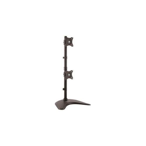 StarTech.com Vertical Dual Monitor Stand - Steel - For Monitors up to 27in