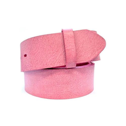 Gürtelriemen RETTUNGSRING GÜRTEL, Damen, Gr. 110, pink, Leder, Gürtel