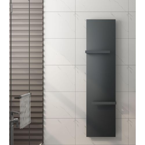 Badheizkörper LIANO in 160 x 45 cm (Mittelanschluss, grau)