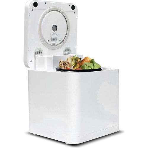 3.3L Electric Composter for Kitchen Smart Compost Bin Indoor with Intelligent LED Display High temperature and UV dual Sterilization Odor Removal One Click Turn Food Waste to Fertilizer