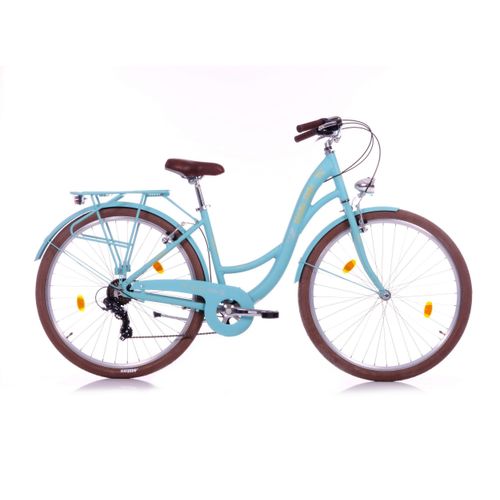 Cityrad Bella 2 – 28 Zoll Damen Hollandrad mit Shimano 7-Gang - Türkis