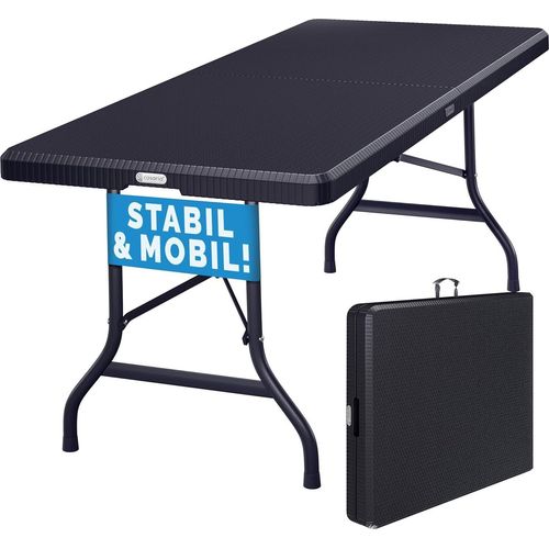 Buffettafel inklapbaar - Inklapbare tafel - 180x75cm - Vouwtafel - Campingtafel - Partytafel - Must have!